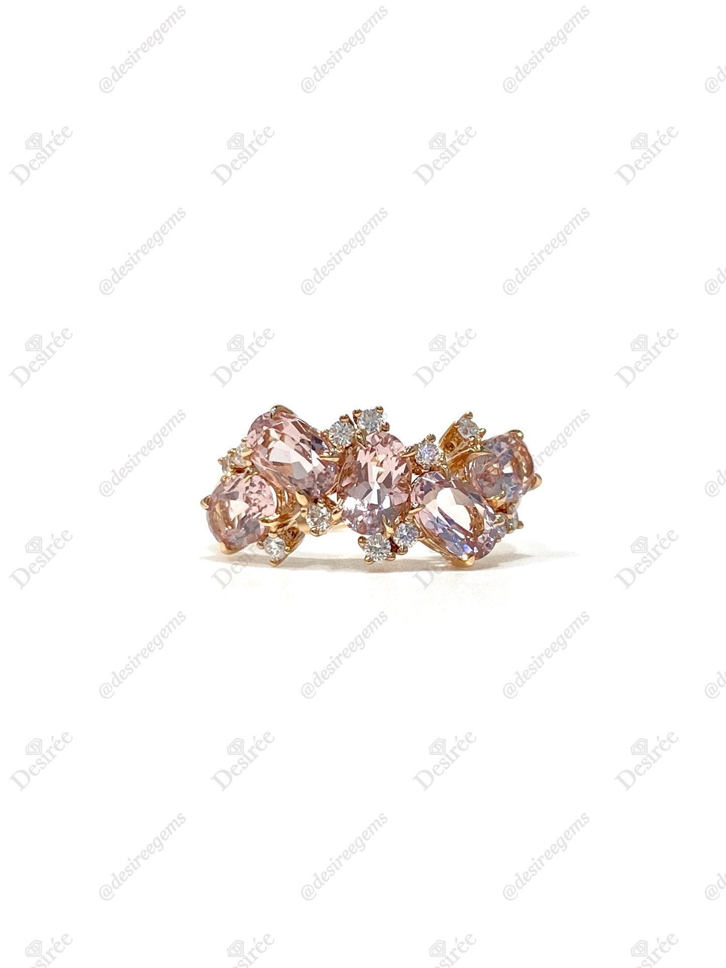 Natural Morganite 2.08ct Ring