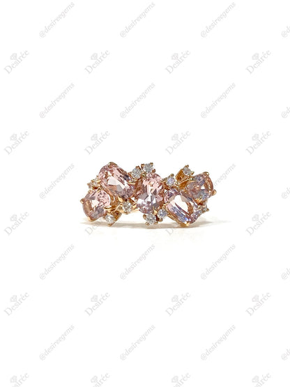 Natural Morganite 2.08ct Ring