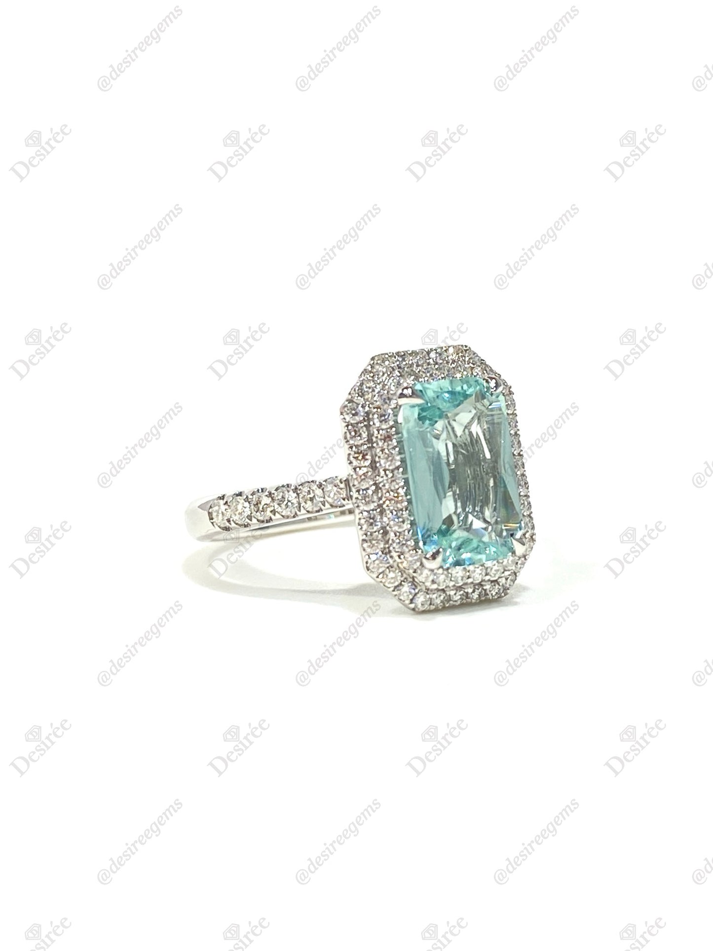 Natural Paraiba Tourmaline 1.78ct Ring