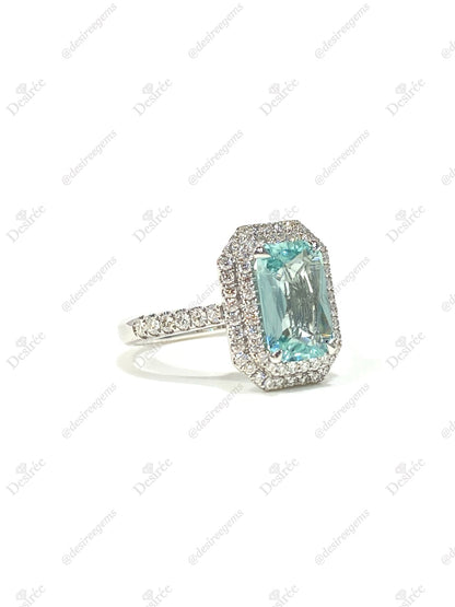 Natural Paraiba Tourmaline 1.78ct Ring