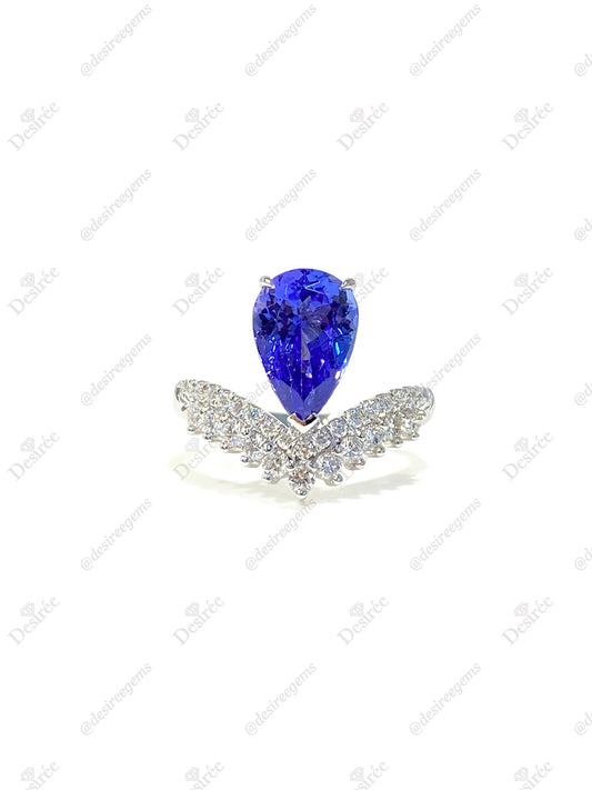 Natural Tanzanite 2.59ct Ring