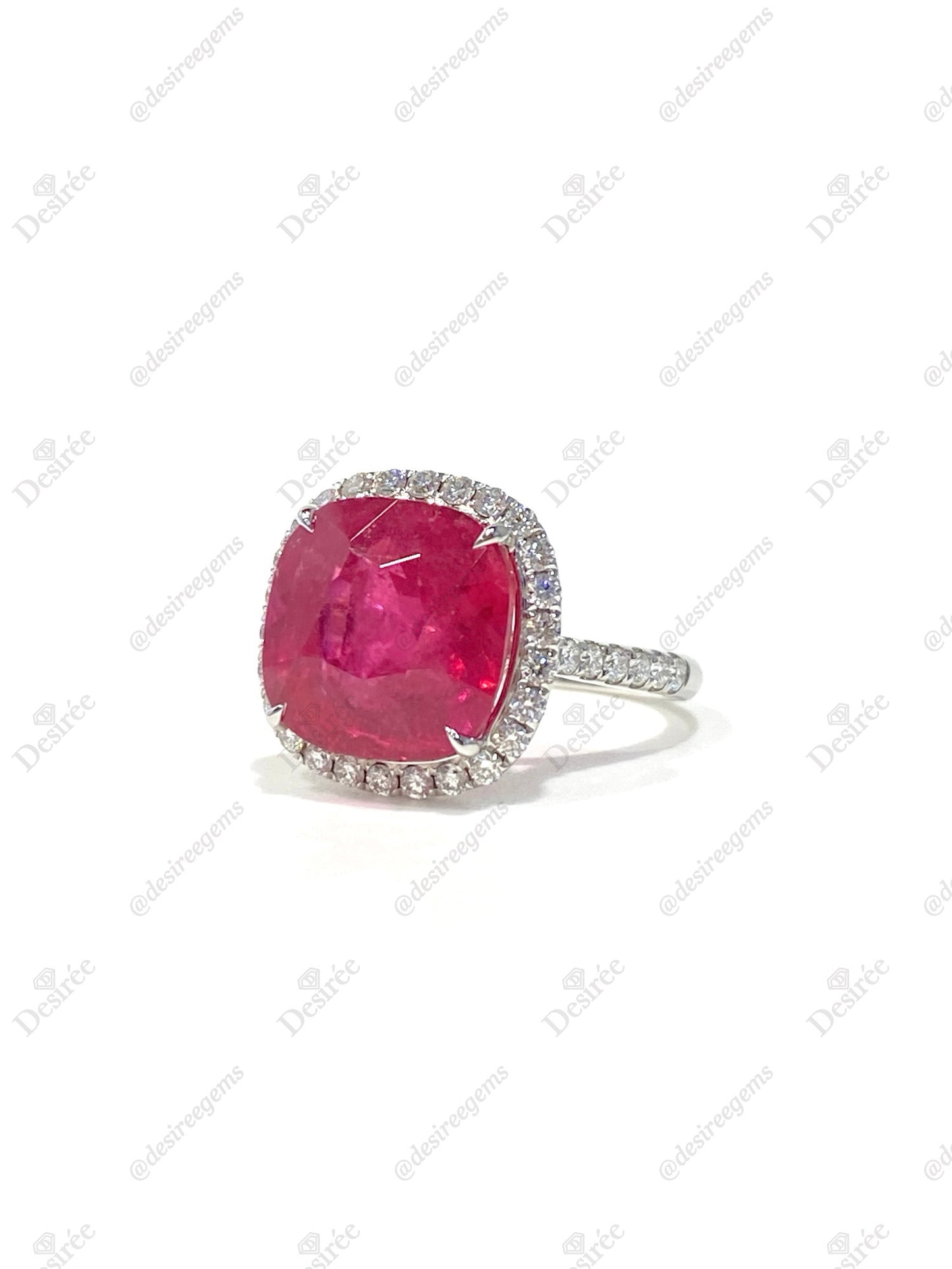 Natural Pink Tourmaline 8.64ct Ring