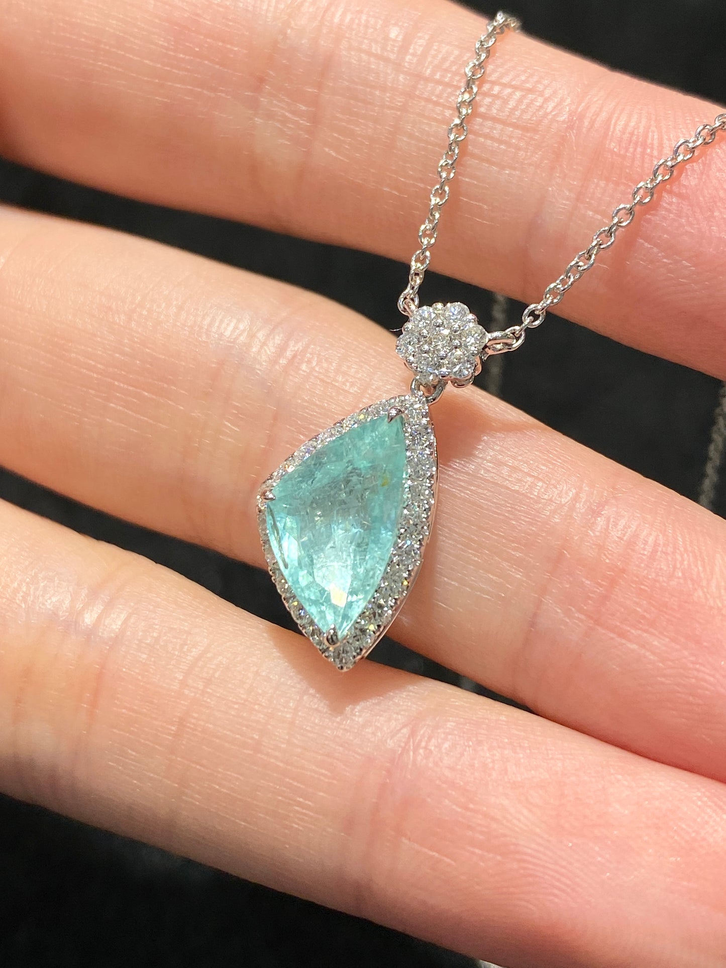 Natural Paraiba Tourmaline 2.39ct Pendant