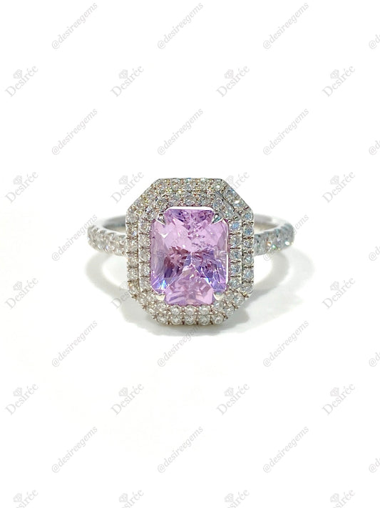 Natural Pink Sapphire 2.22ct Ring