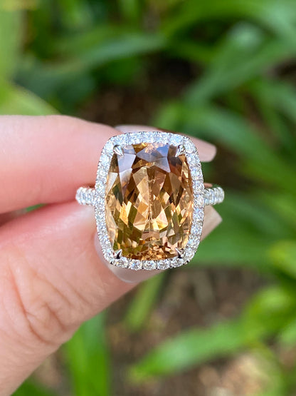 Natural Tourmaline 8.99ct Ring