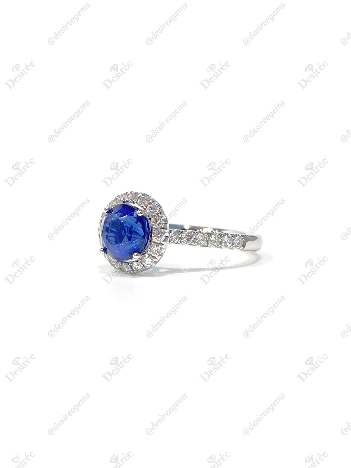 Natural Blue Sapphire 1.78ct Ring