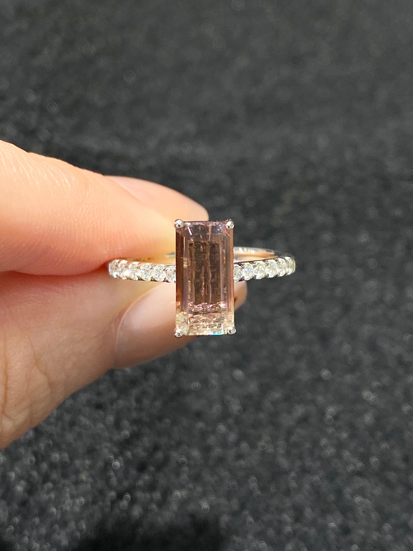 Natural Bicolor Tourmaline 2.38ct Ring