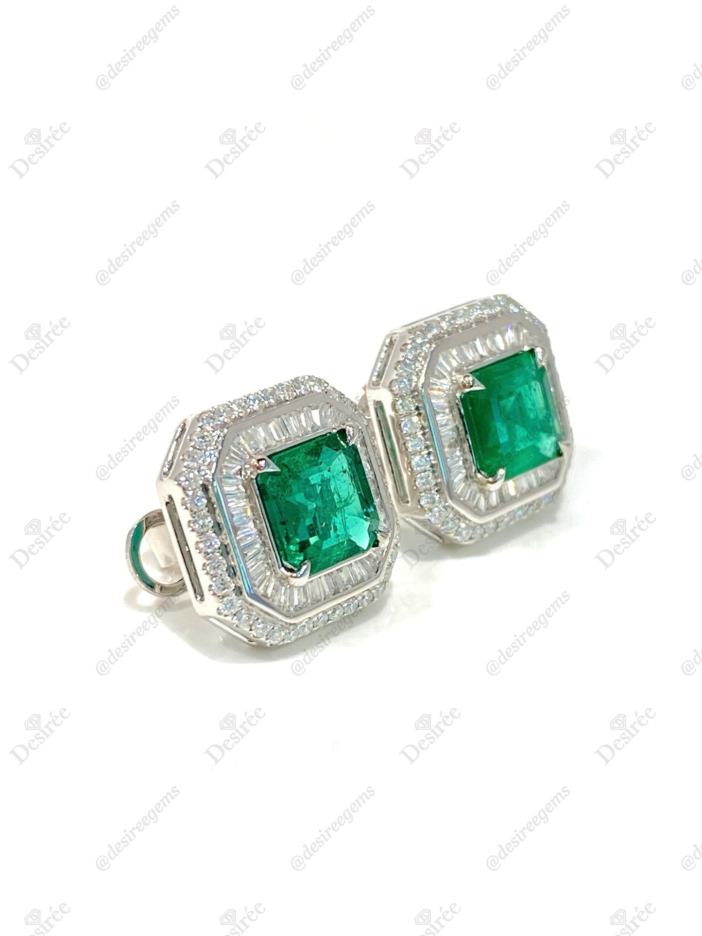 Natural Emerald 2.28ct Earrings