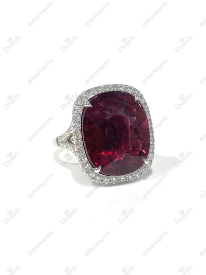Natural Tourmaline 14.33ct Ring