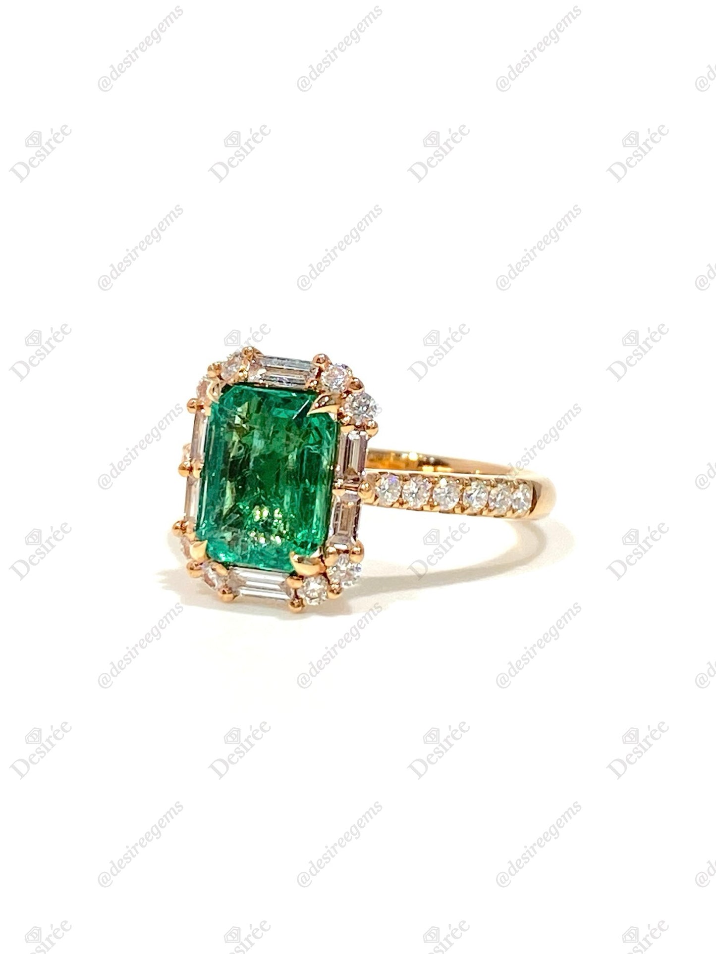 Natural Emerald 2.08ct Ring