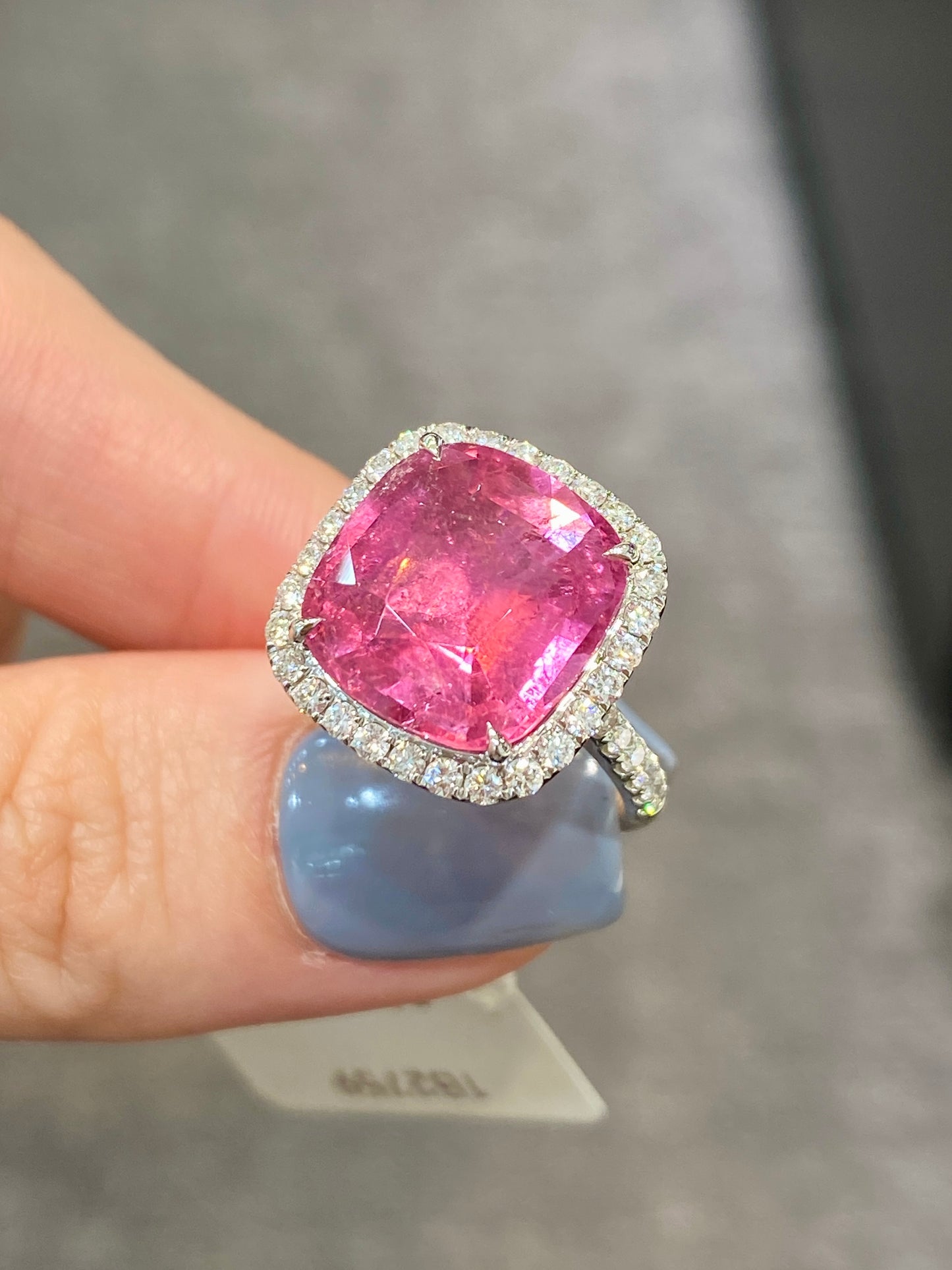 Natural Pink Tourmaline 6.85ct Ring