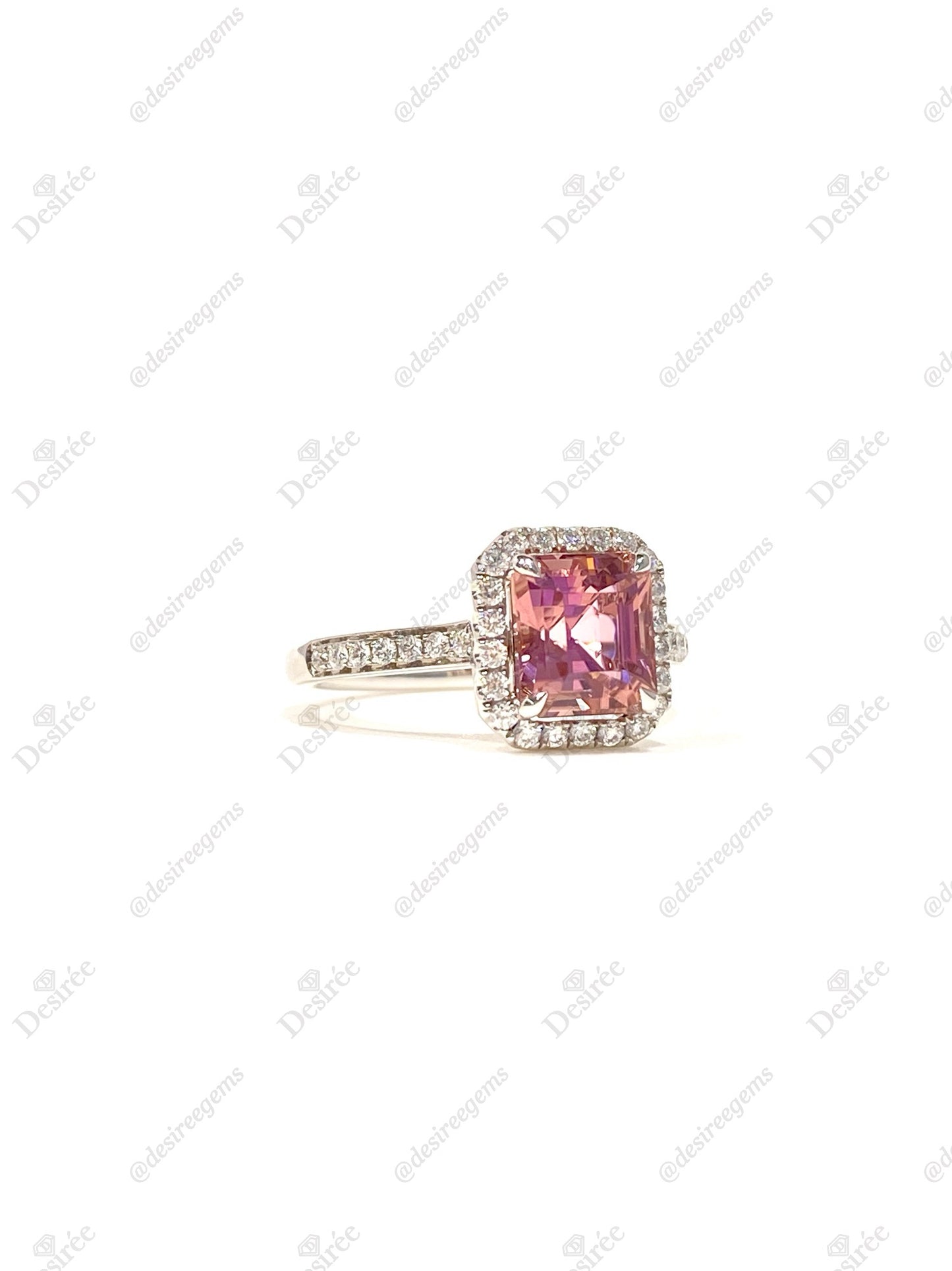 Natural Pink Tourmaline 1.73ct Ring