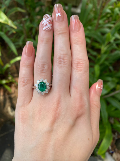 Natural Emerald 2.05ct Ring