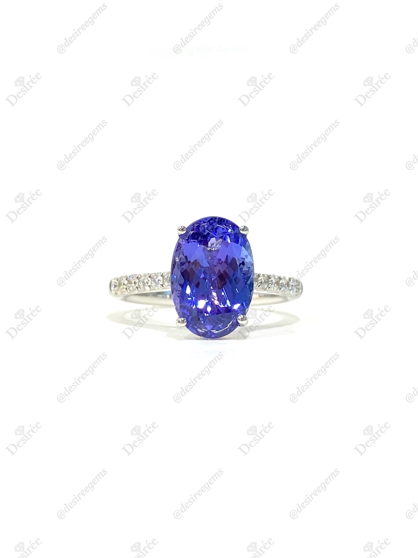 Natural Tanzanite 3.55ct Ring