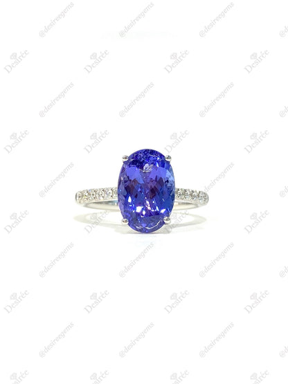 Natural Tanzanite 3.55ct Ring