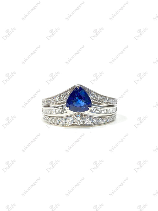 Natural Blue Sapphire Ring 1.26ct