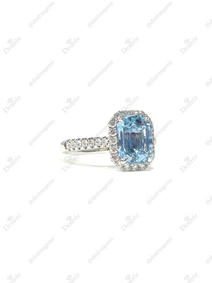 Natural Aquamarine 2.04ct Ring