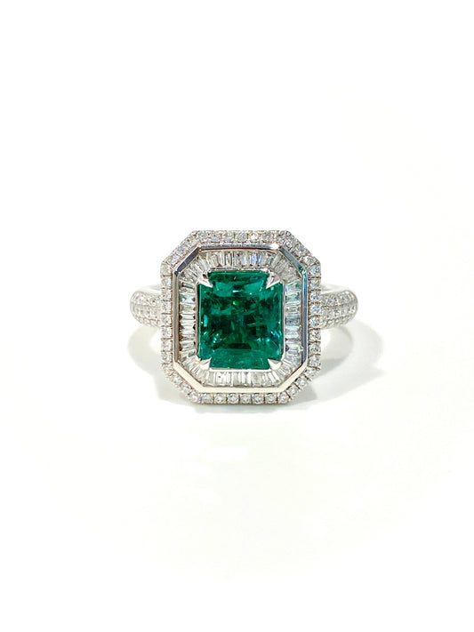 Natural Emerald 2.21ct Ring