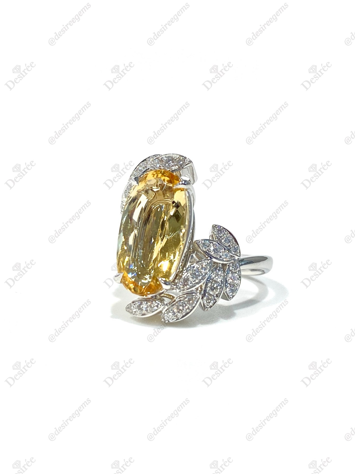 Natural Topaz 8.32ct Ring