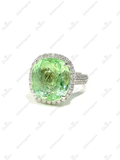 Natural Paraiba Tourmaline 8.38ct Ring