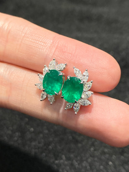 Natural Colombian Emerald 2.39ct Ring