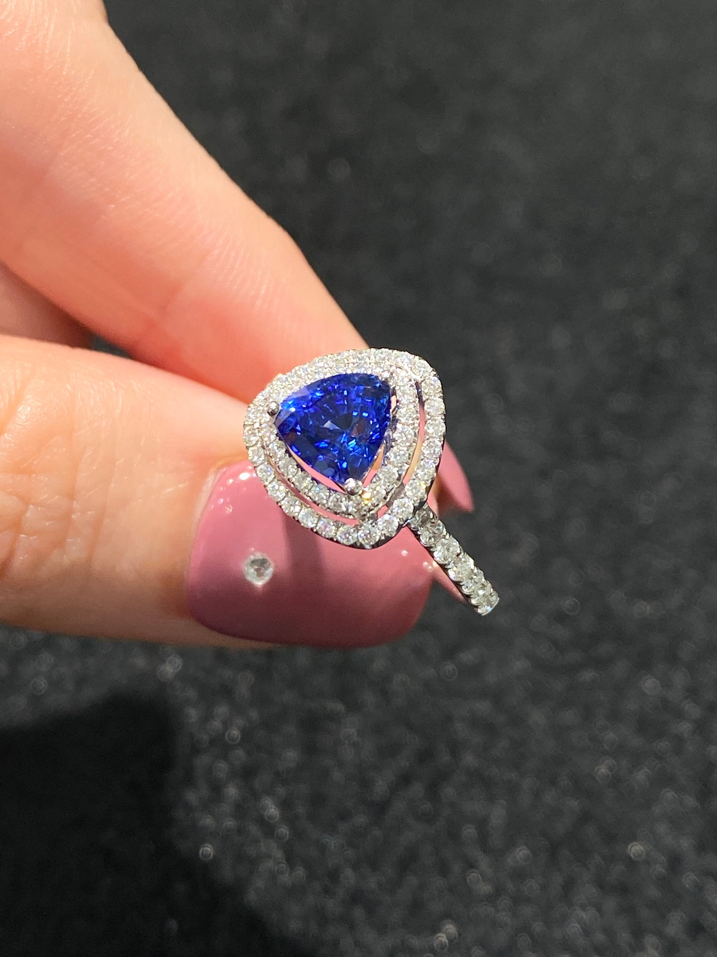 Natural Blue Sapphire Ring 1.43ct