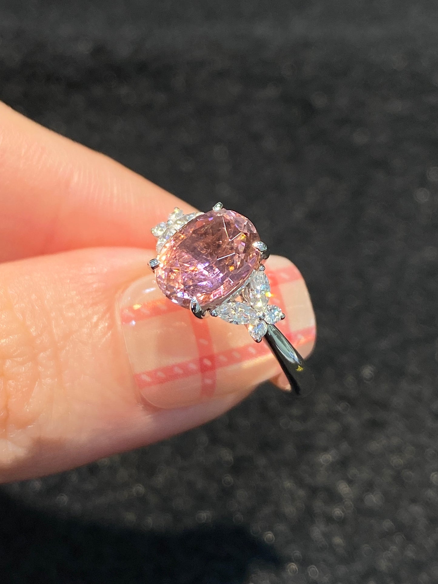 Natural Pink Tourmaline 2.18ct Ring