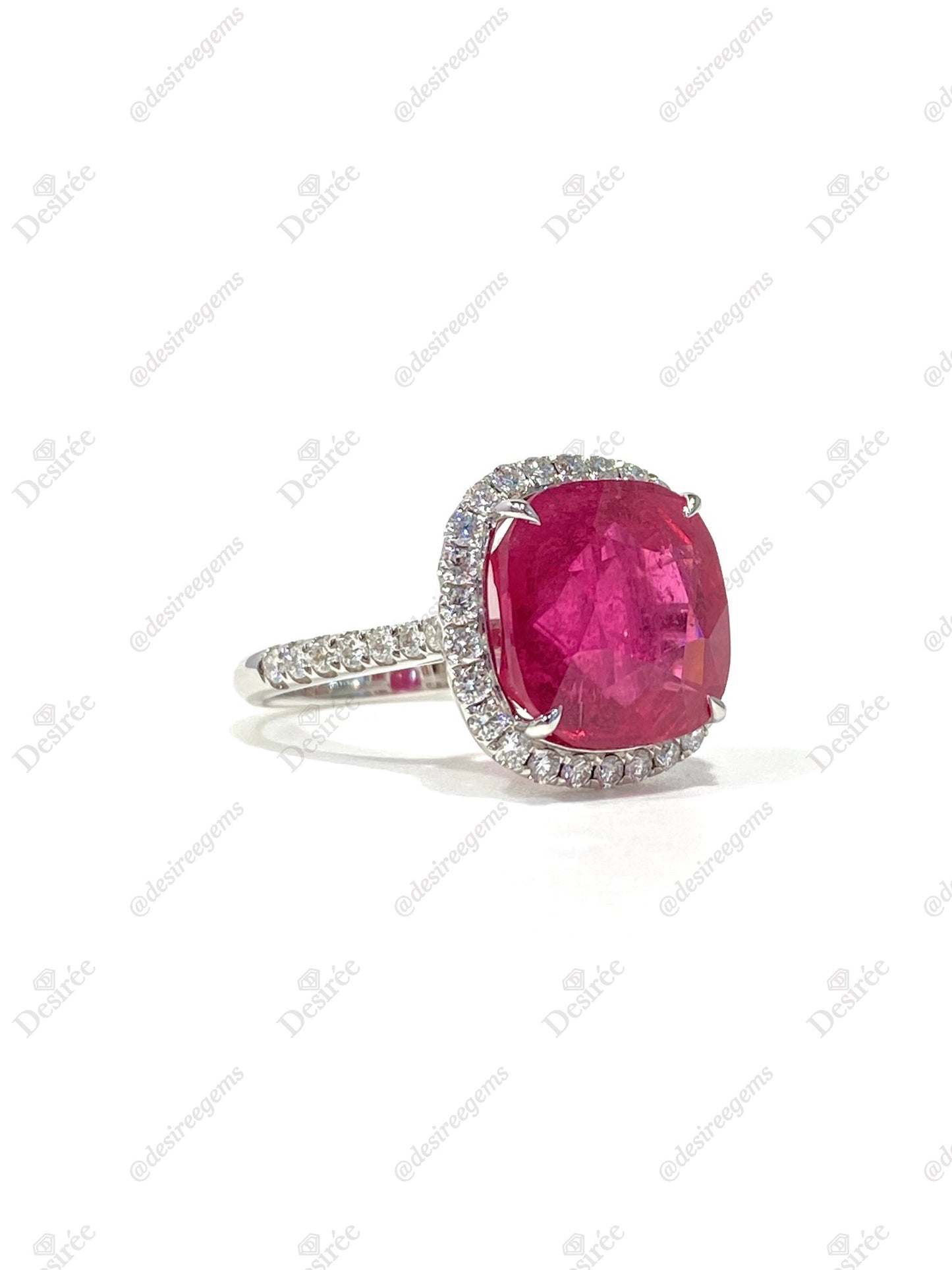 Natural Pink Tourmaline 8.64ct Ring