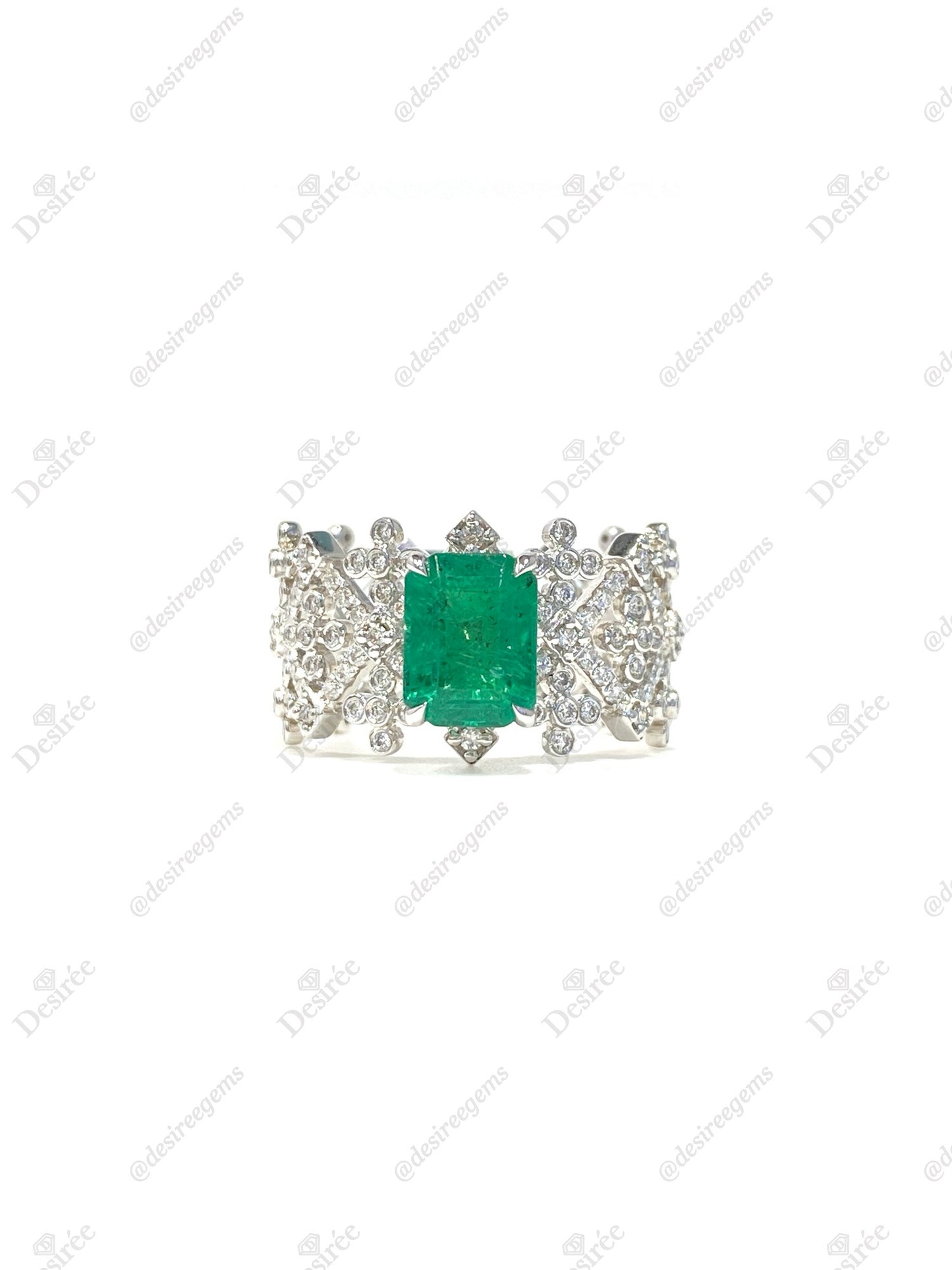 Natural Emerald 1.62ct Ring