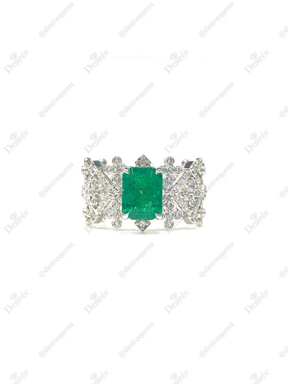 Natural Emerald 1.62ct Ring
