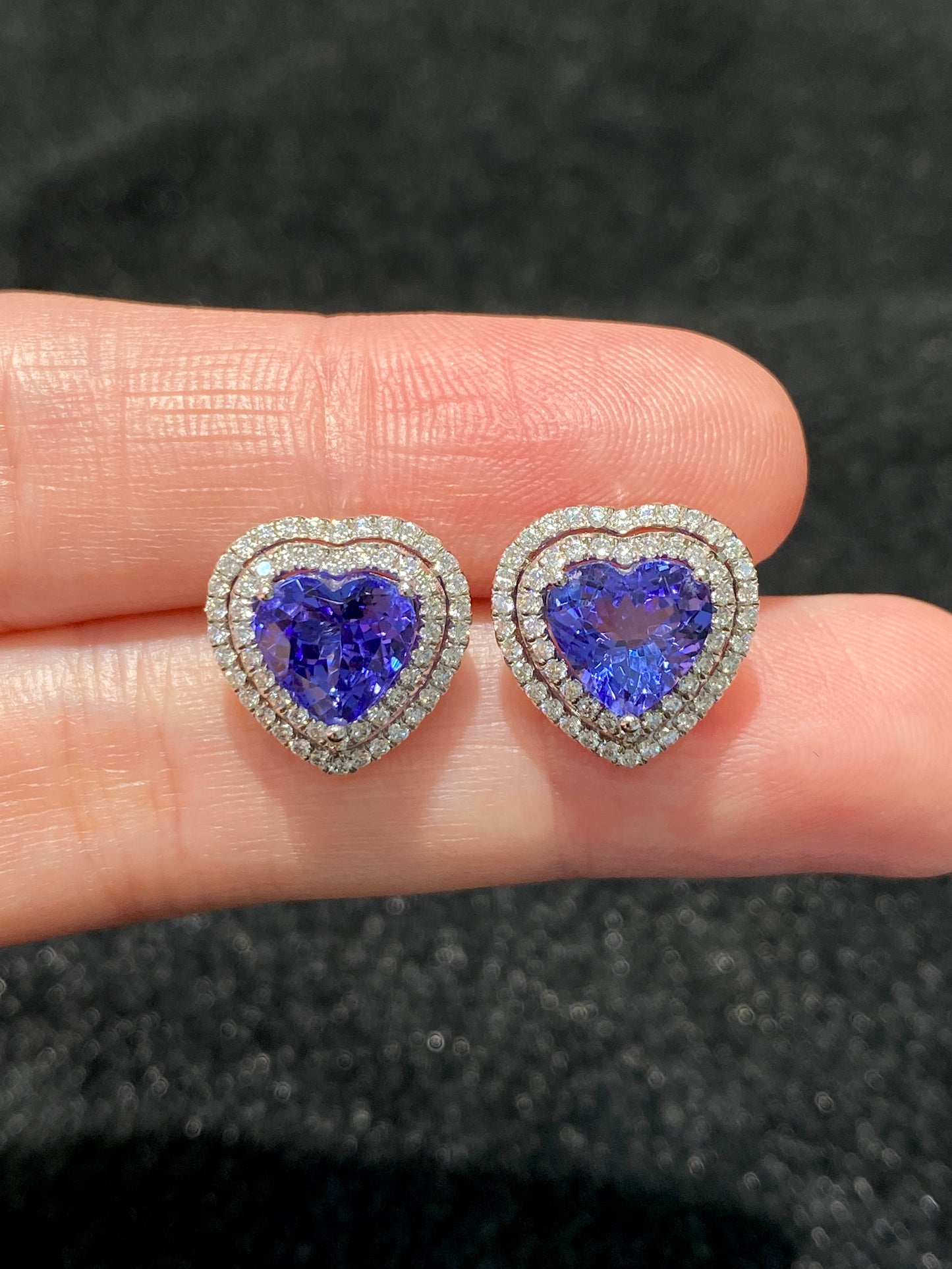 Natural Tanzanite 3.13 Earrings