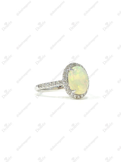 Natural Opal 1.20ct Ring