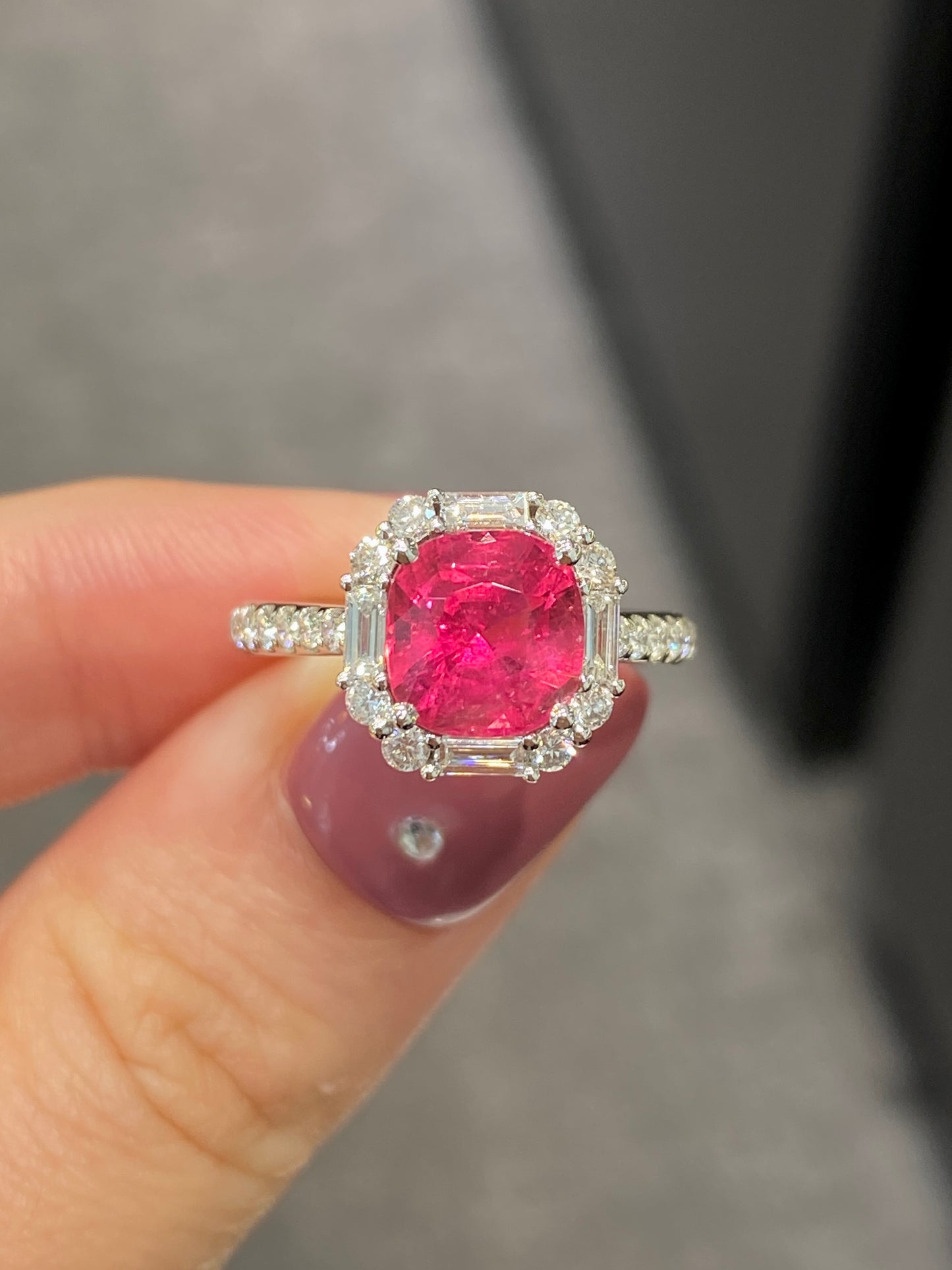 Natural Tourmaline 2.16ct Ring