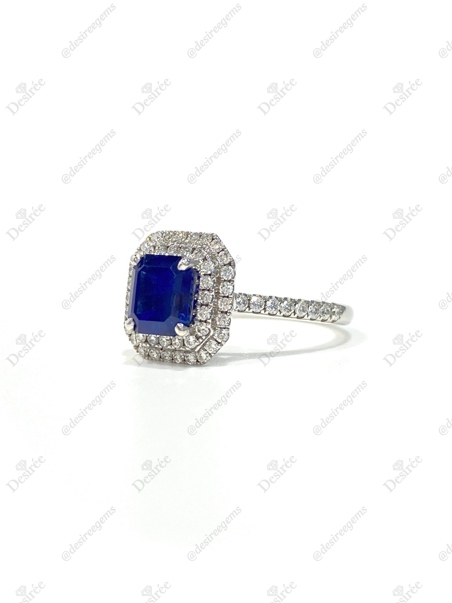 Natural Blue Sapphire 1.35ct Ring