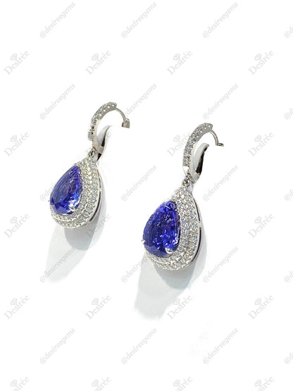 Natural Tanzanites 5.03ct Earrings