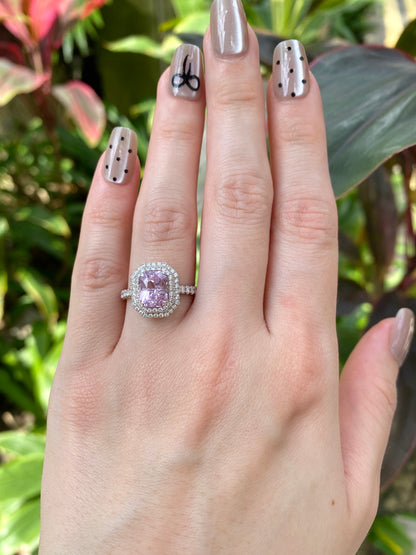 Natural Pink Sapphire 2.22ct Ring