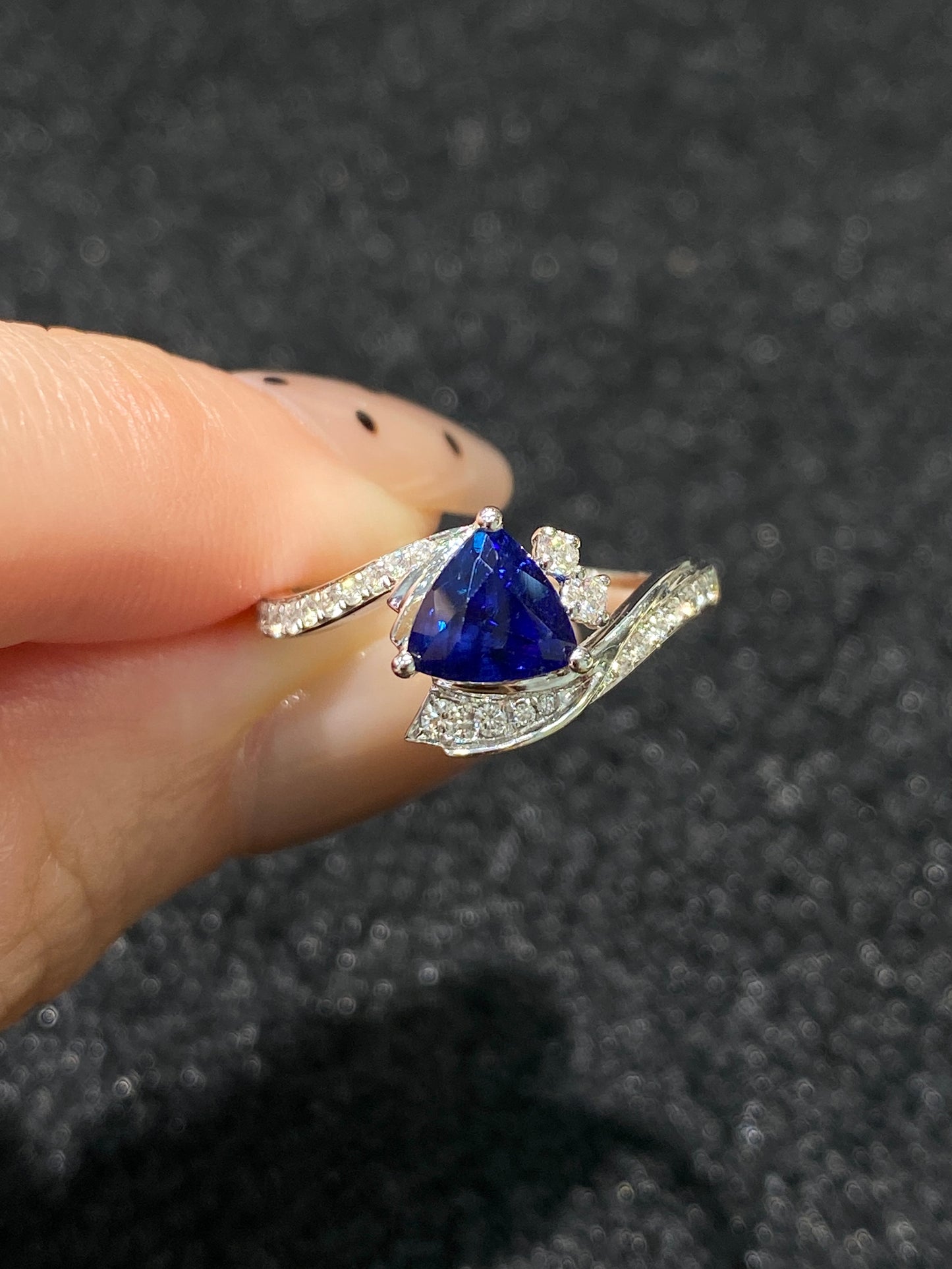Natural Blue Sapphire Ring 1.29ct