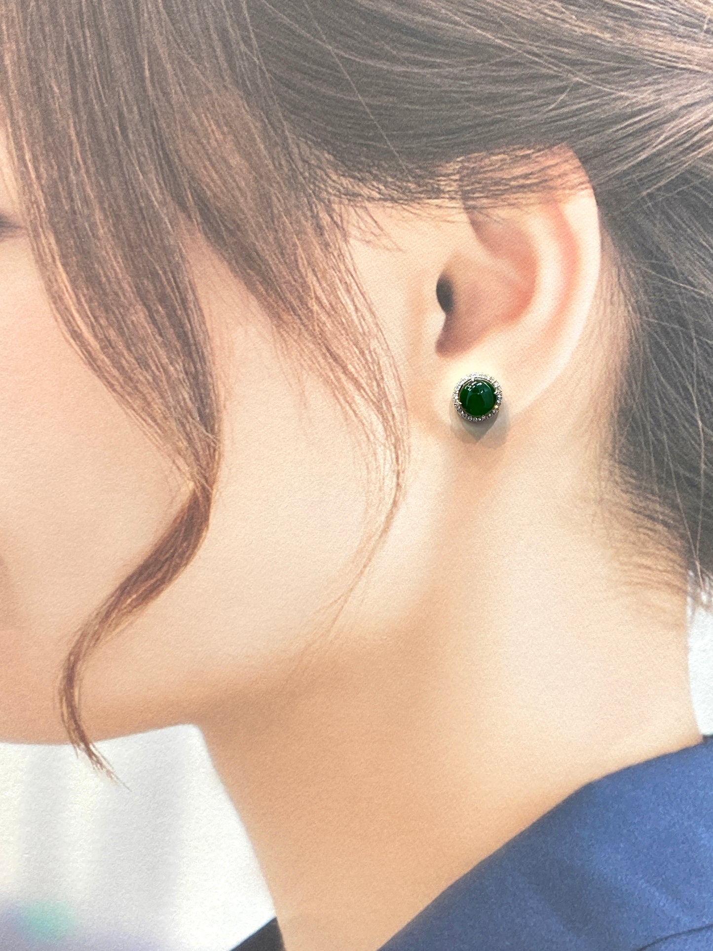 Natural Type A Jadeite Earrings