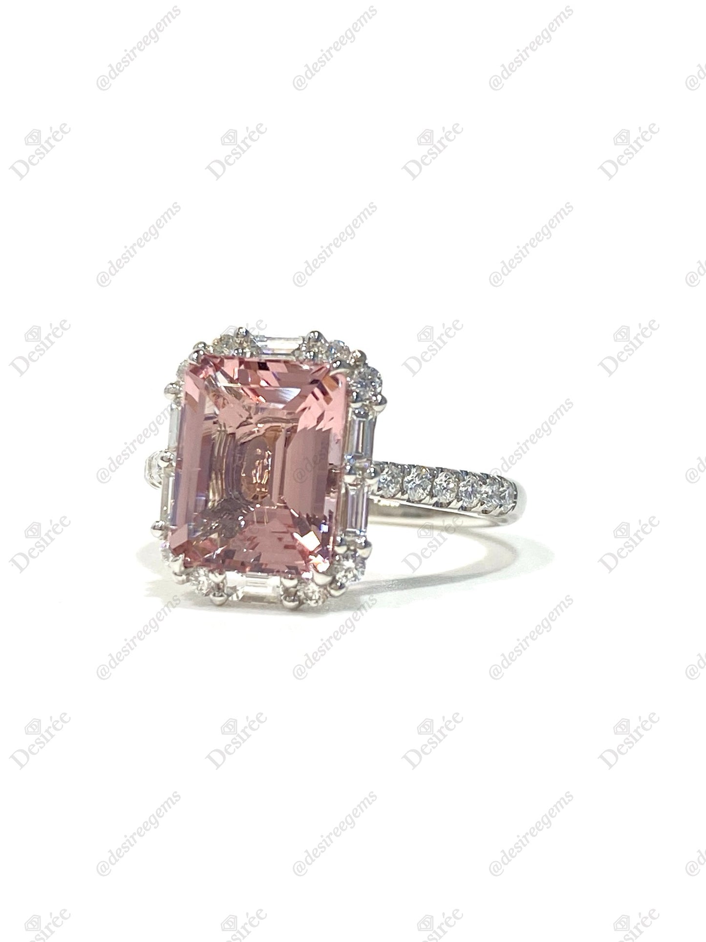 Natural Morganite 2.79ct Ring