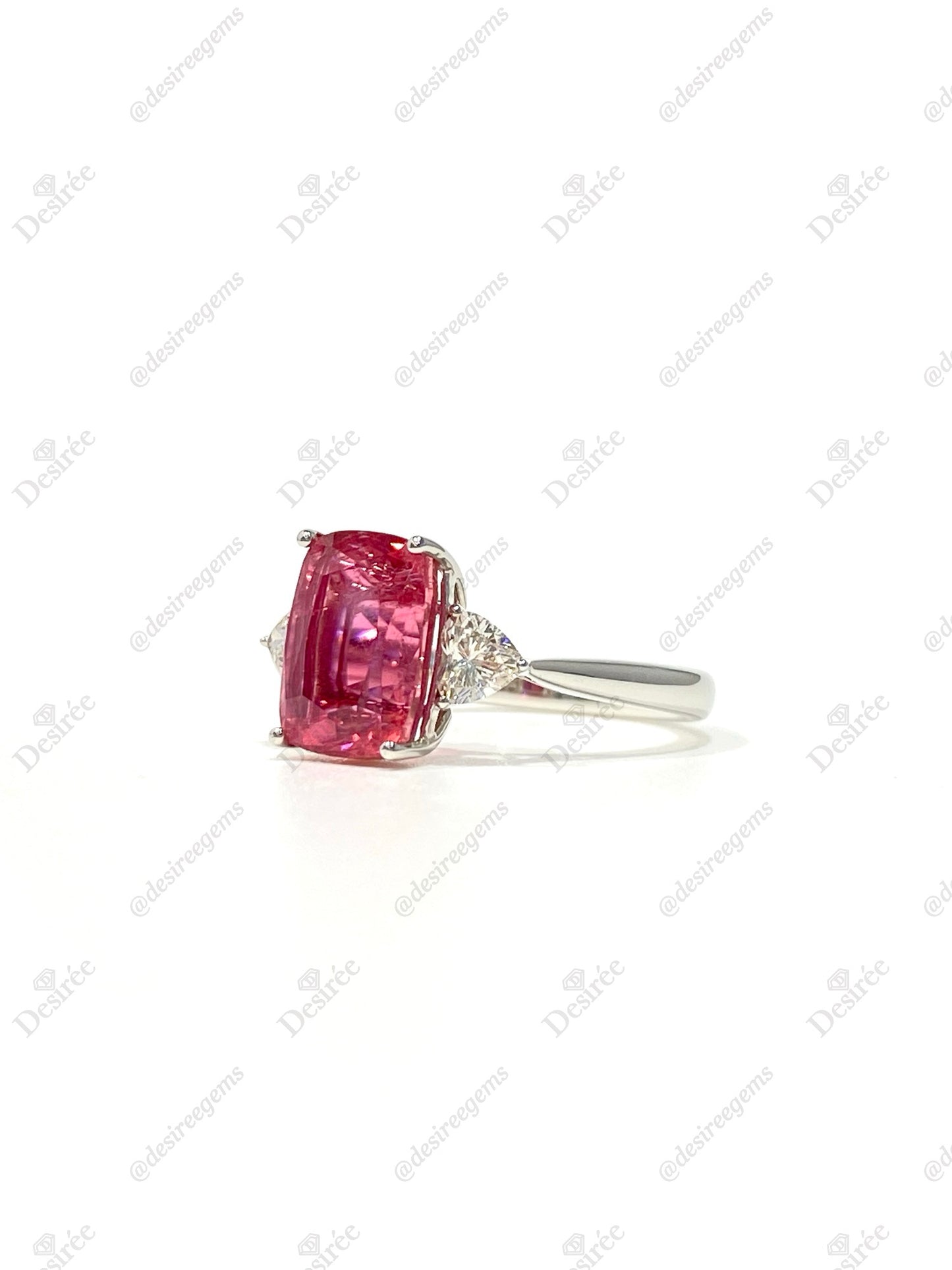 Natural Pink Tourmaline 3.40ct Ring