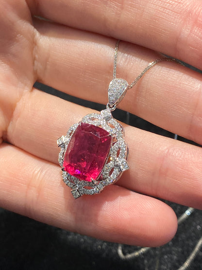 Natural Tourmaline 5.93ct Pendant