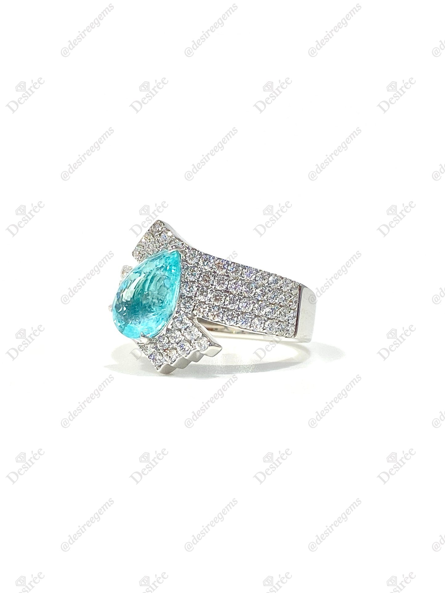 Natural Paraiba Tourmaline 1.91ct Ring