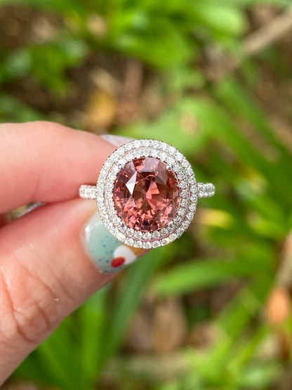 Natural Tourmaline 3.05ct Ring