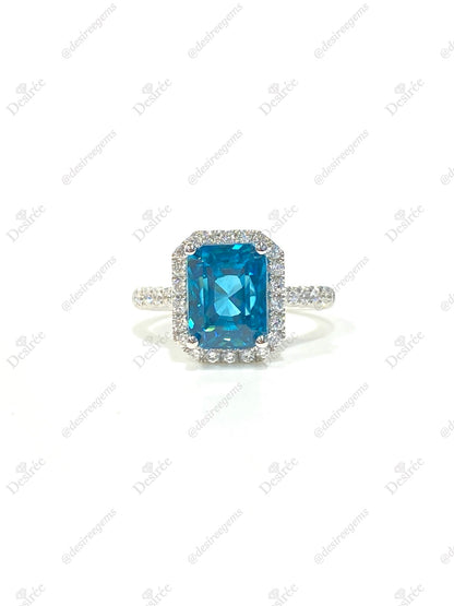 Natural Zircon 6.48ct Ring