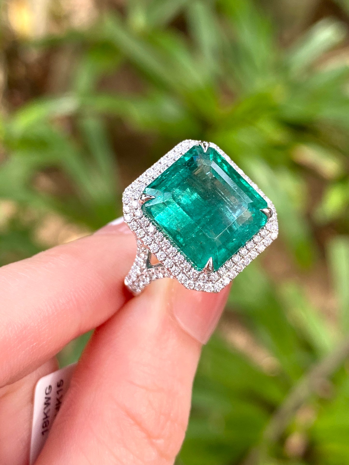 Natural Emerald 9.88ct Ring