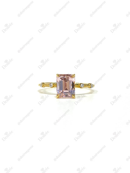 Natural Pink Tourmaline 1.42ct Ring