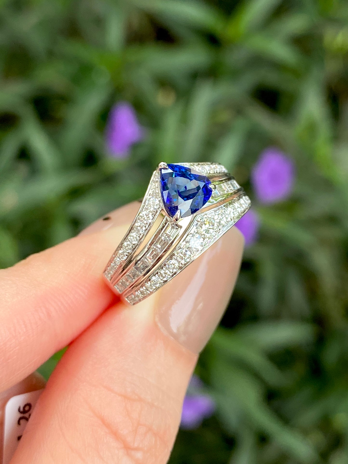 Natural Blue Sapphire Ring 1.26ct