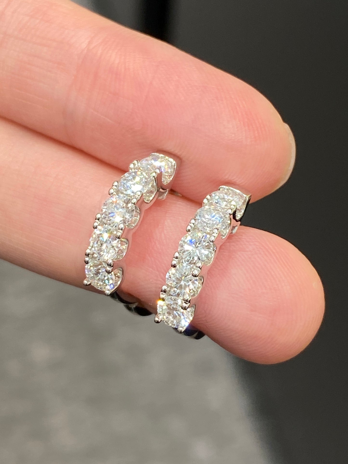 Natural Diamond Earrings 1.476ct