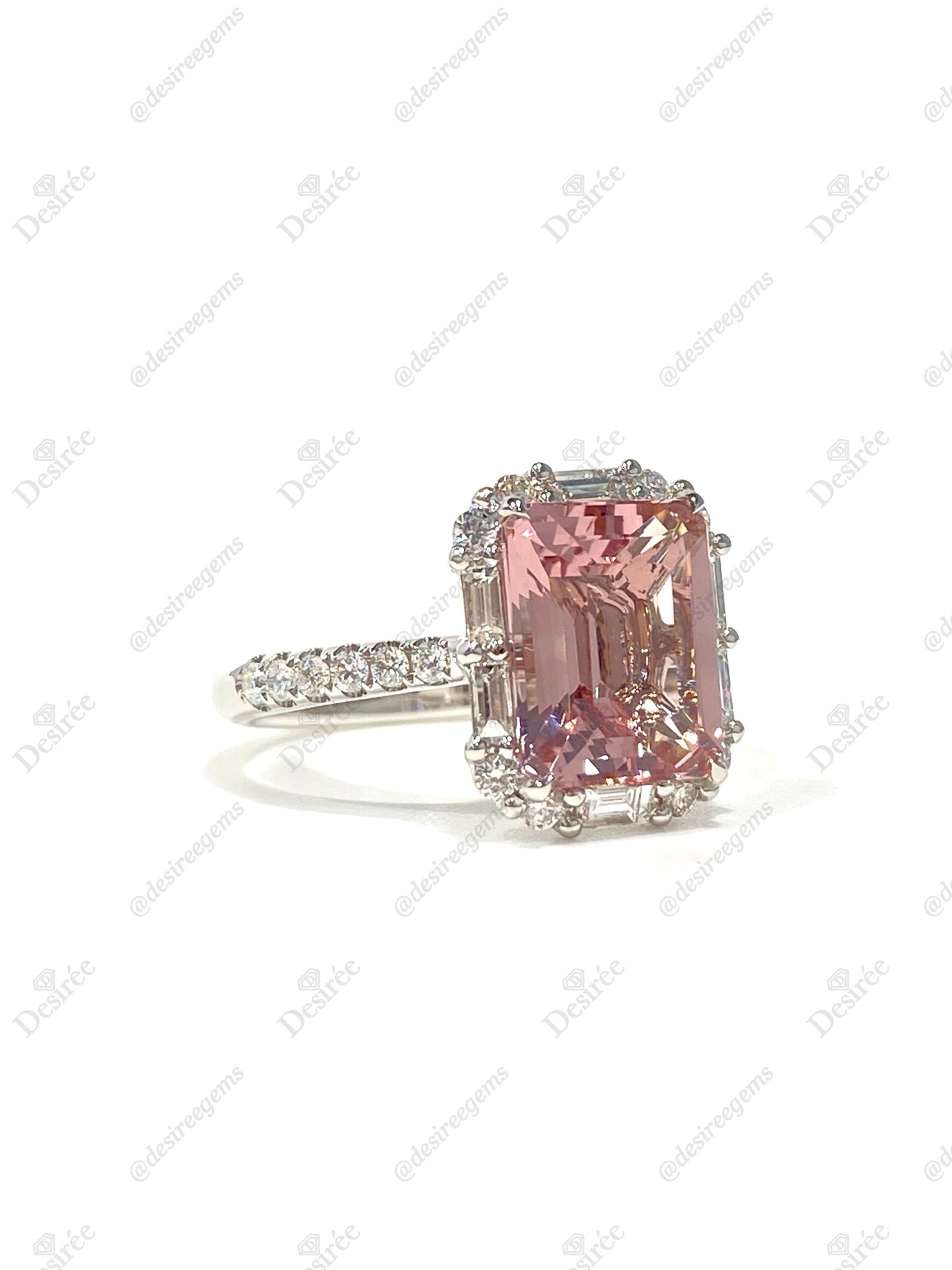 Natural Morganite 2.79ct Ring