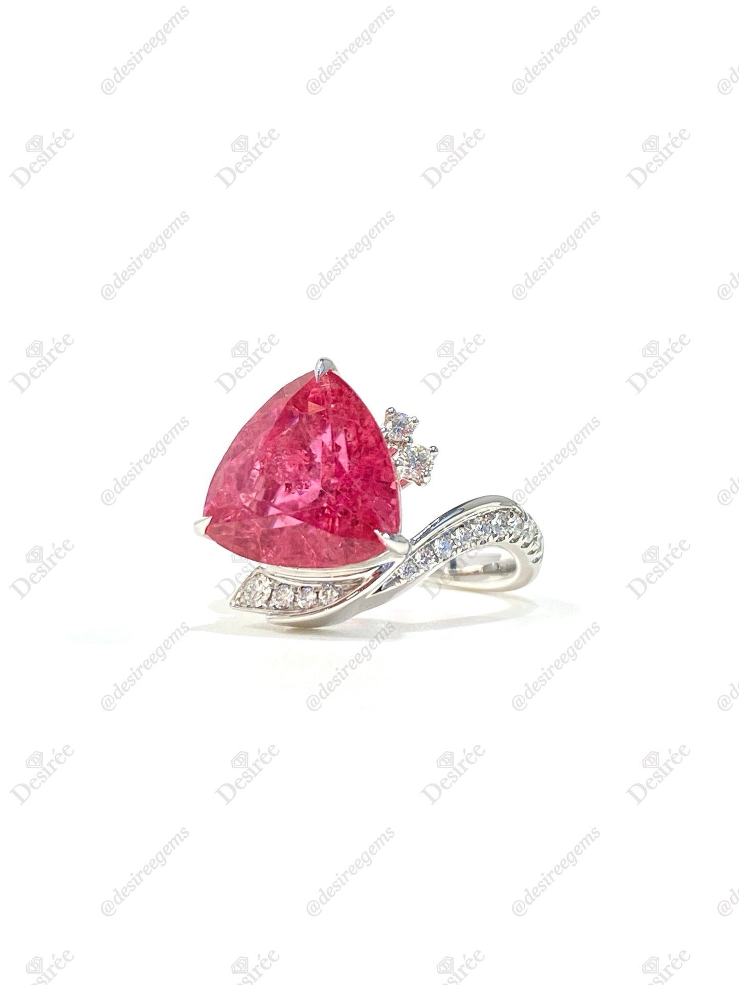 Natural Pink Tourmaline 5.52ct Ring
